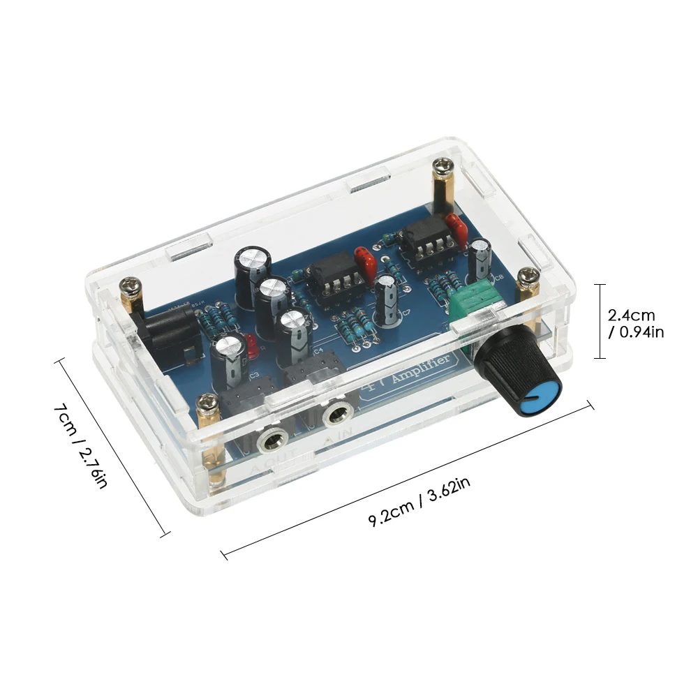 Усилитель для наушников DIY PCB набор Ампера 47 (Европа) Hi Fi NE5532 с прозрачный чехол