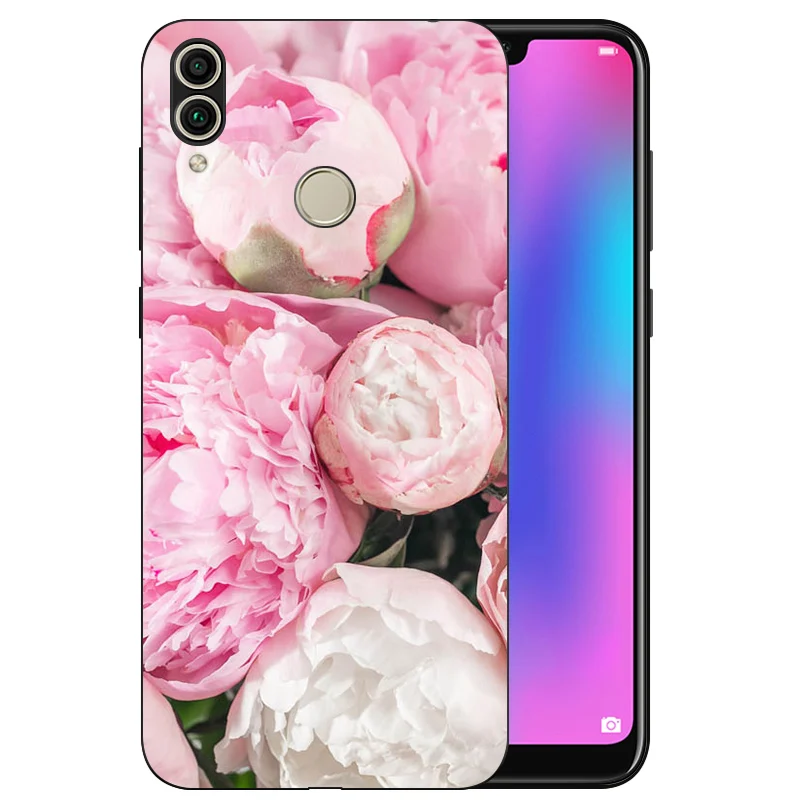 Чехлы для Honor 8C мягкий силиконовый чехол Huawei чехлы телефонов из ТПУ 8 C задние |