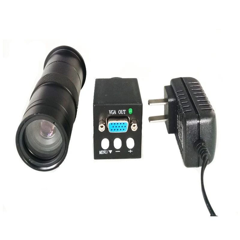 Новый промышленный видеомикроскоп с выходом VGA 2MP 1080P + объектив креплением 130X для