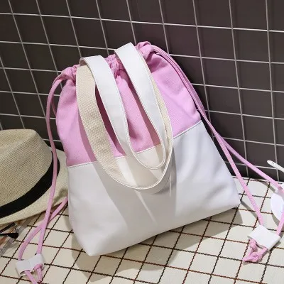 

New women's bag, small fresh tote canvas shoulder bag Women's bag