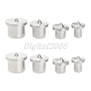 8 шт., набор точечных штифтов для дрели, 6 мм, 8 мм, 10 мм, 12 мм