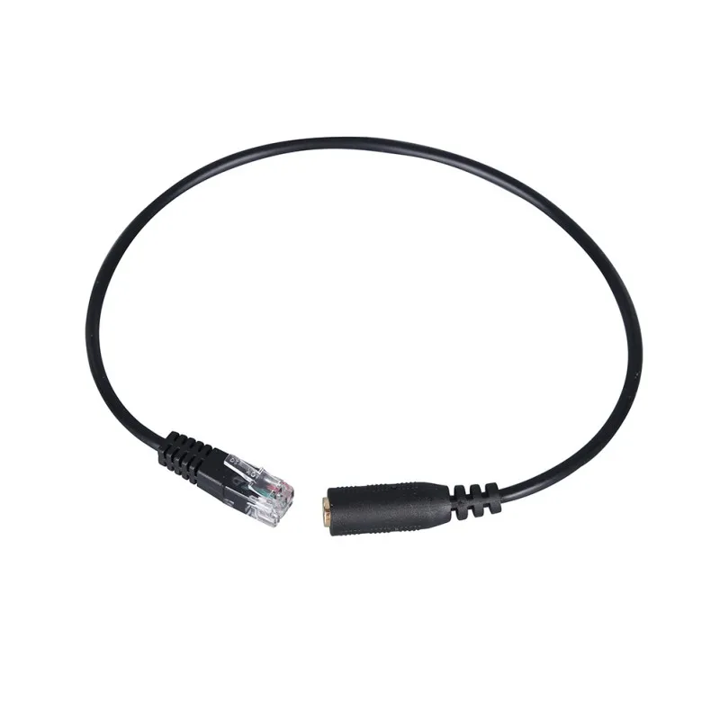 1Pcs Phone Adapter Smartphone 3.5mm Jack to RJ9 Convertor Cable PC Computer Headset Telephone | Электроника
