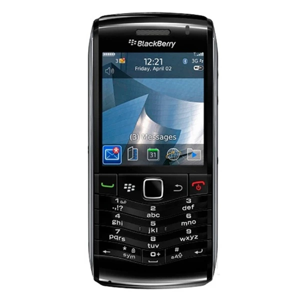 Черный Разблокированный Blackberry 9105 2,25 дюйма 3.15MP камера 360x400 Blackberry OS QWERTY клавиатура Восстановленный мобильный телефон - Цвет: Черный