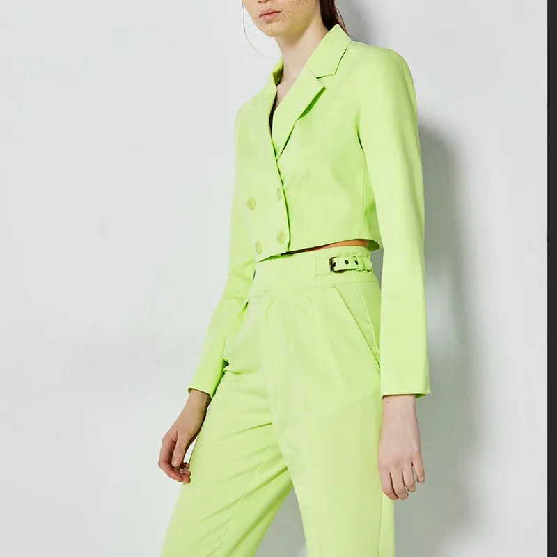 Женский короткий Блейзер с длинным рукавом Heydress уличный костюм женские костюмы