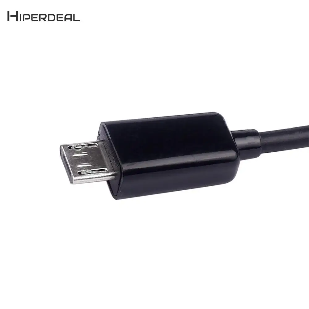 HIPERDEAL маленький адаптер Micro USB к 2 0 хоста OTG кабель черный цвет Удлинительный