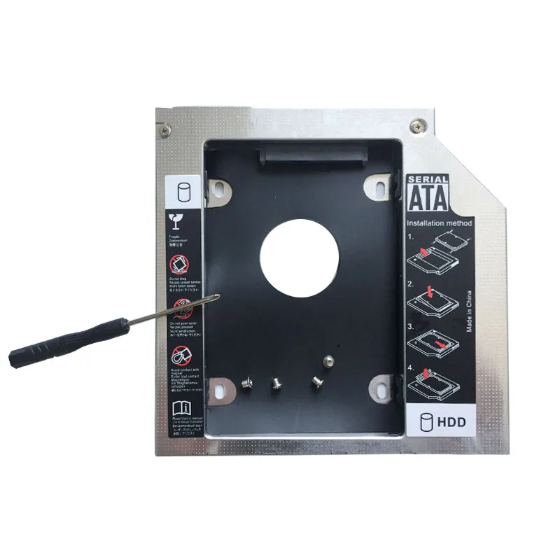 

Адаптер 12,7 мм SATA 2nd жесткий диск HDD SSD Caddy (подарочный переходник оптического диска) для HP ProBook 4330s 4331s 4430s 4535s