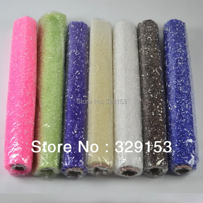 Снег точка марли цветок DIY упаковочный материал оберточная бумага 50 * 400 см 5 рул. /