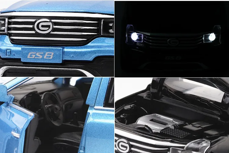1:32 игрушечный автомобиль Trumpchi GS8 металлическая игрушка сплав автомобиль Diecasts& игрушечный автомобиль модель миниатюрная модель автомобиль игрушка для детей