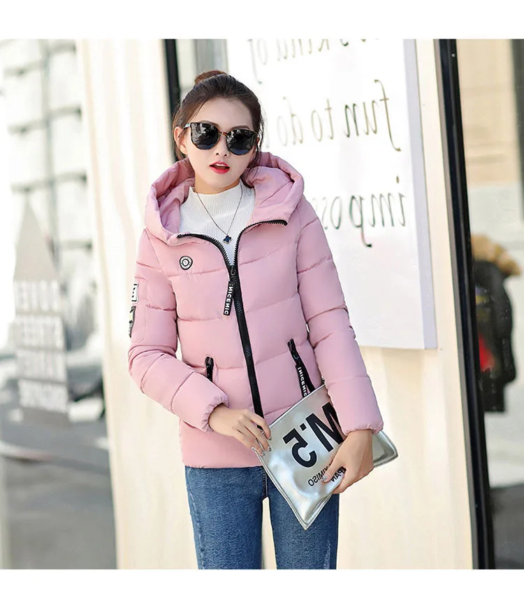 

Woman Winter Korean Self-cultivation Show Thin And Small Cotton-padded Jacket 2018 New Pattern Keep Warm Student Loose Coat40