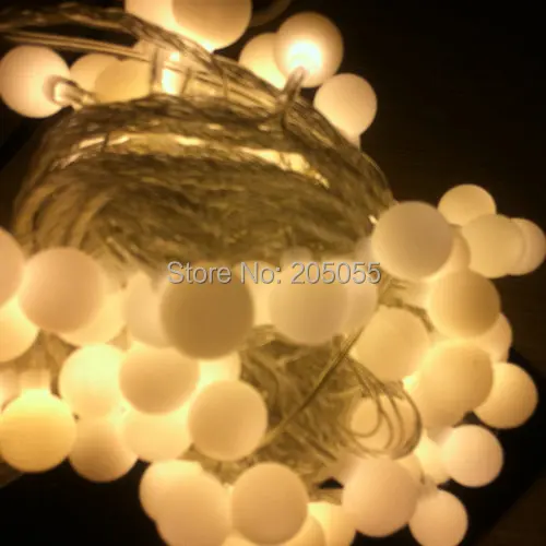 33FT 10 м 100LED Шарообразная Фея светильник 8 режимов f/на свадьбу Рождество