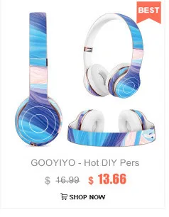 GOOYIYO-для B& O DIY личностные наклейки 3m виниловая защитная кожа для Beoplay H7 H8 H9 наушники гарнитура наклейка