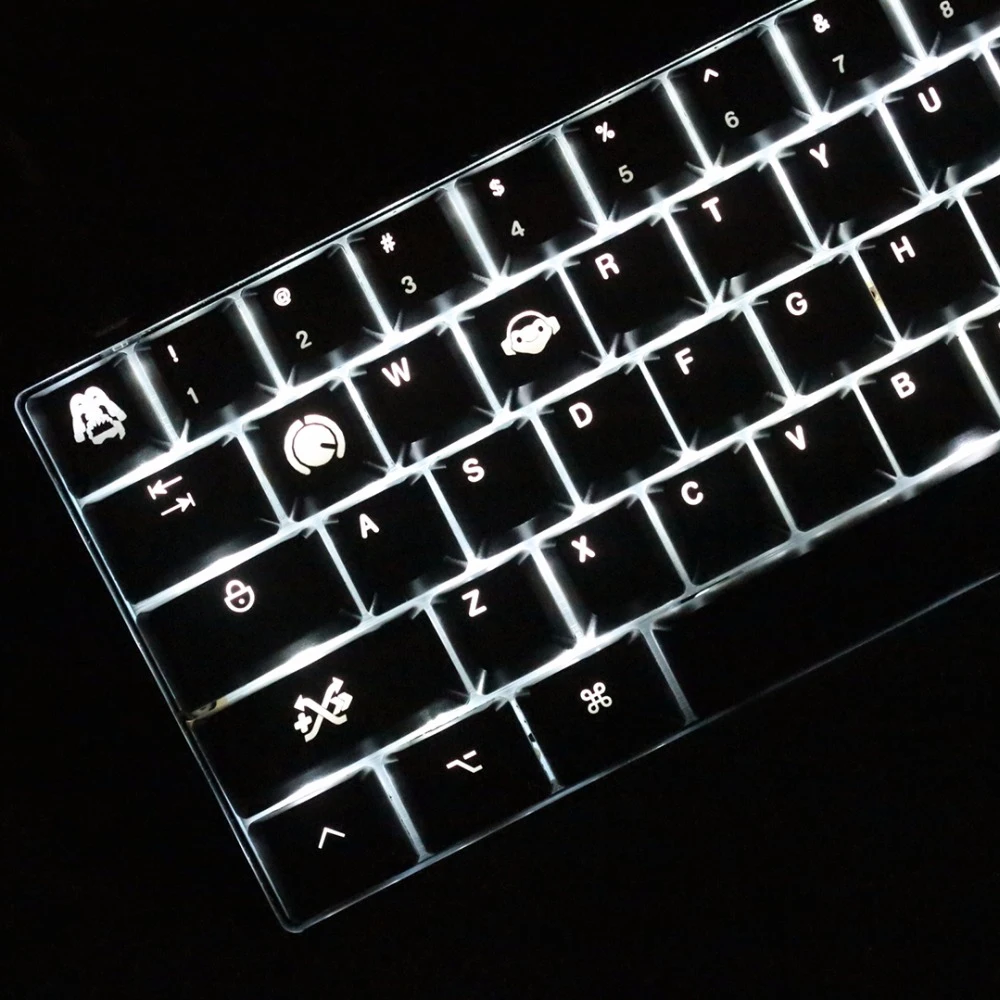 Blacklit kecap oem профиль для механической клавиатуры diy r4 esc 2 25 левый сдвиг|Клавиатуры| |