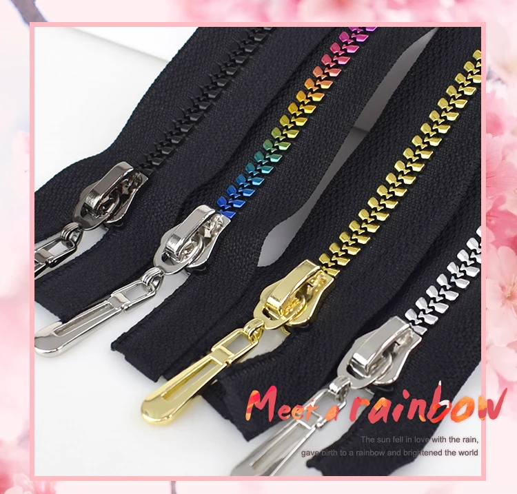 Meetee 2 шт 8# Экологичная Open-end молния из смолы для шитья куртки пальто вниз молнии для шитья DIY аксессуары для одежды