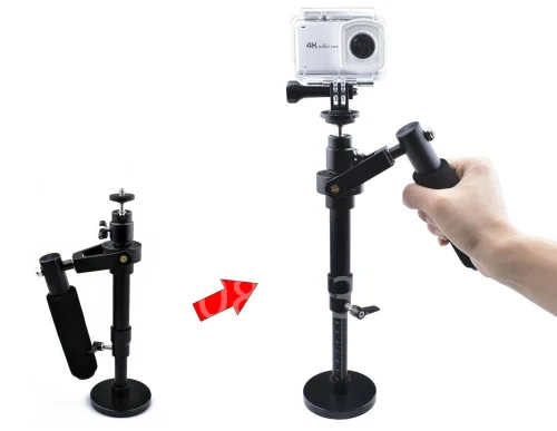 S40 40 см камера Ручной Стабилизатор Steadicam комплект для видеокамеры DV DSLR камеры США для Iphone 6 7 для GoPro HERO5