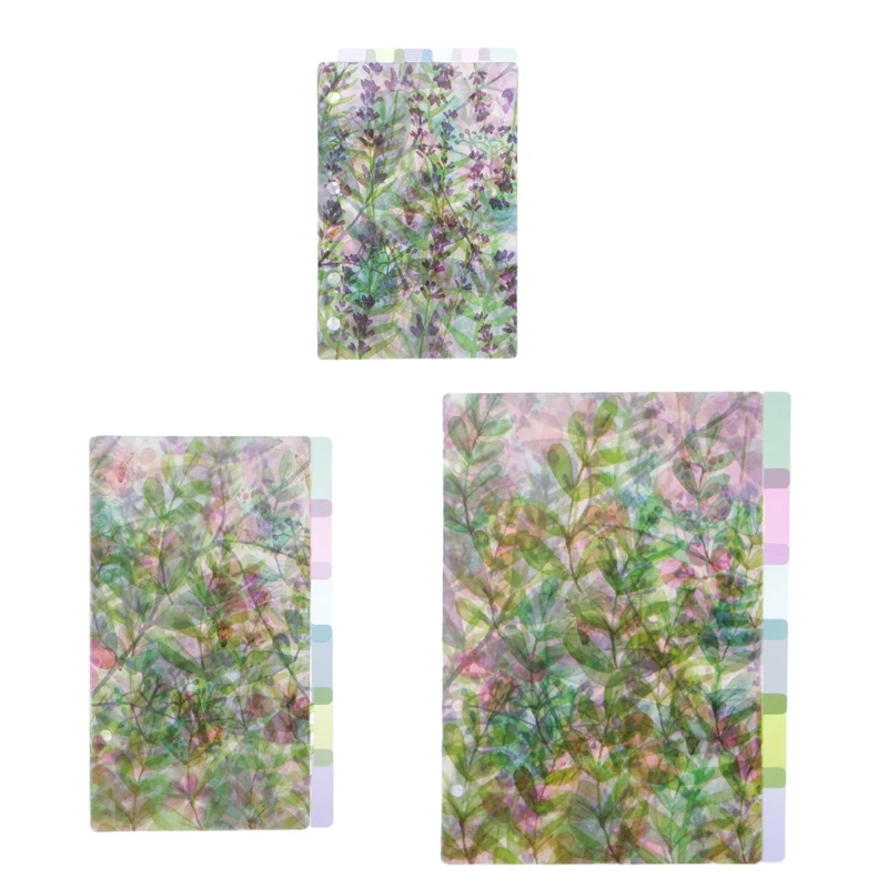 

A5 Catoon Clear Divider Index Pages Classified Sorter For 6-Holes Binder Dropshipping