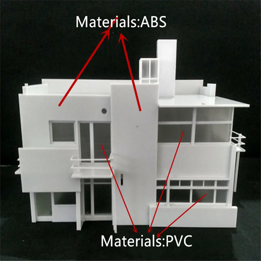 1 комплект Архитектура 1:50 Abs Пластик масштабная модель здания в Наборы игрушка