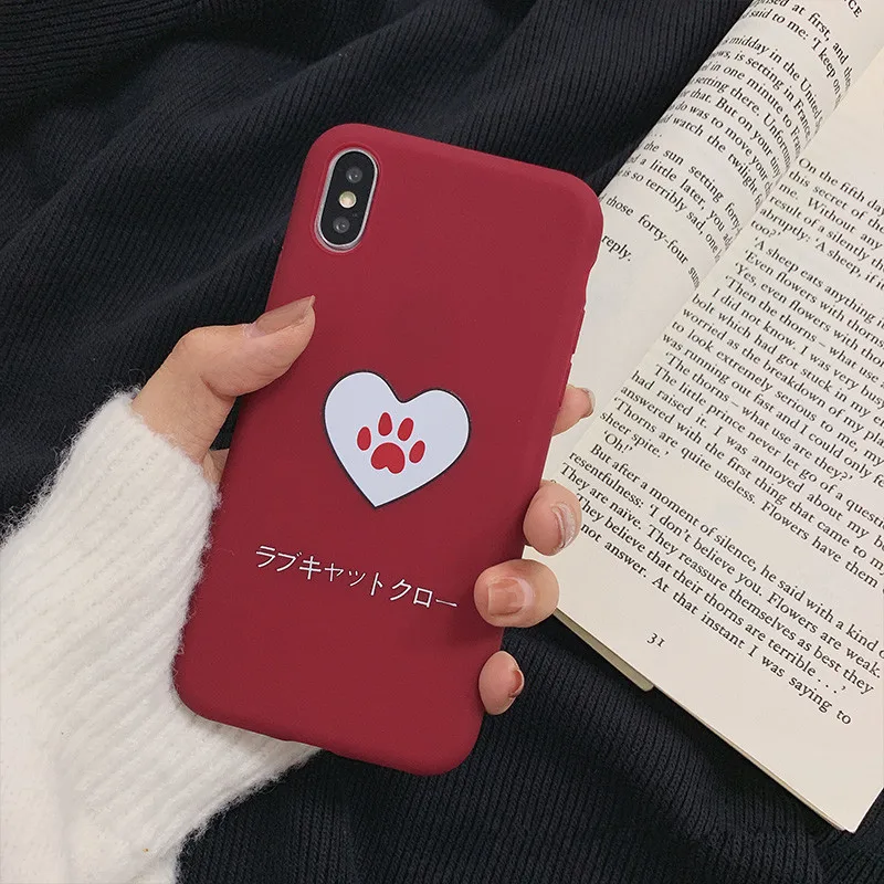 JIBAN Забавный чехол для телефона с изображением мультяшной лапы Apple Iphone XS Max X XR 6s 6