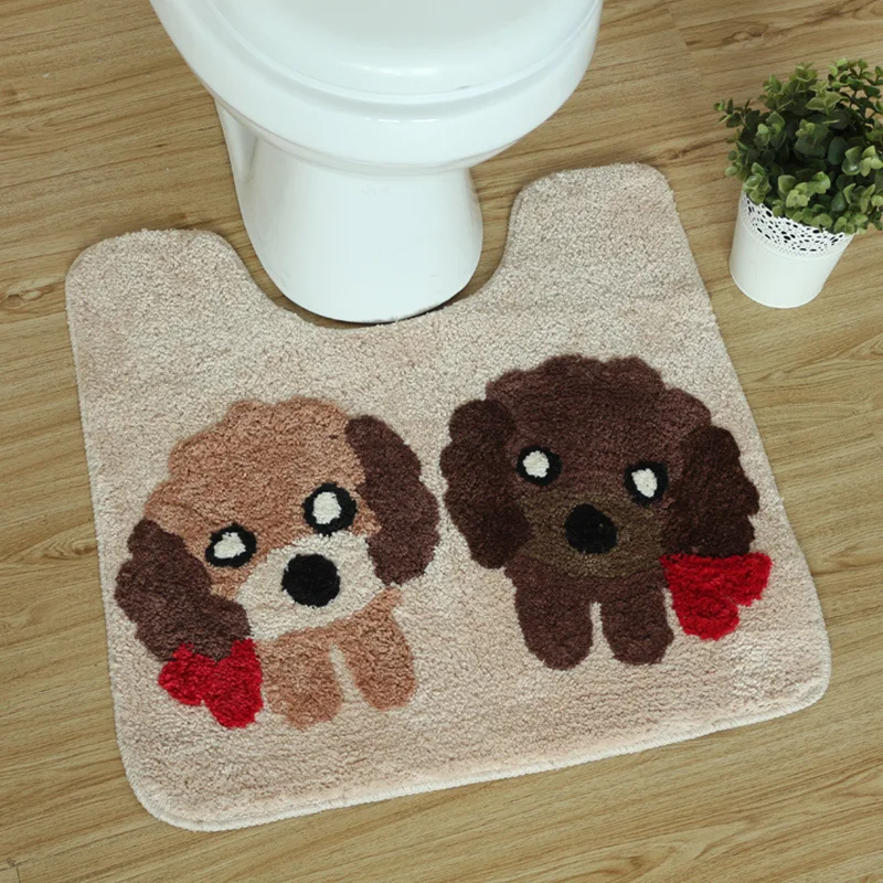 3 шт./компл. зимний плотный моющаяся грелка набор для унитаза коврик ванной