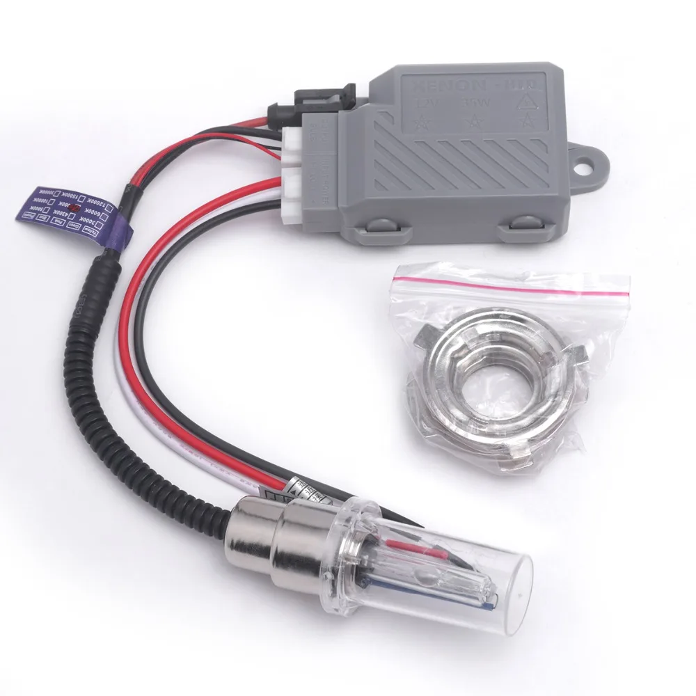 35 Вт Xenon moto rcycle HID kit Фары H4 BA20D H6 Hi/Lo 6000K фары универсальные противотуманные лампы