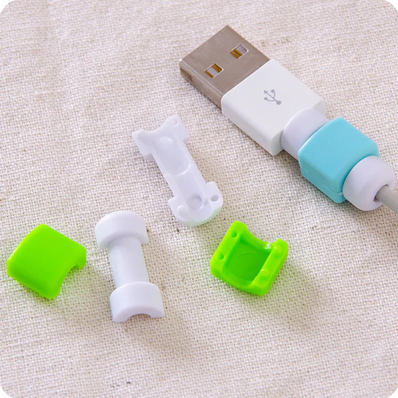 10 шт. USB зарядное устройство кабель Saver протектор для Apple iPhone 7 5 5S 6 Plus ipod nano iphonon i6 I7