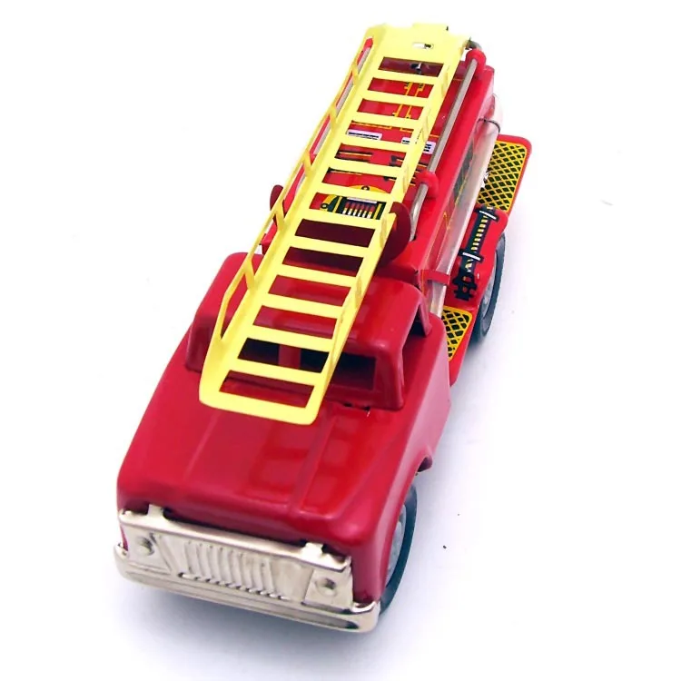 Childhood Memory Antique Tin Toys Retro Inertia Metal Vehicles Toy Cars Zakka Home Decor Fire Engine Car | Игрушки и хобби
