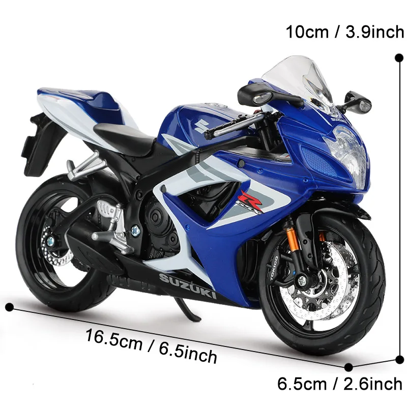 Модель мотоцикла Maisto 1:12 модель GSXR 750 из сплава для велосипеда Гоночная машина