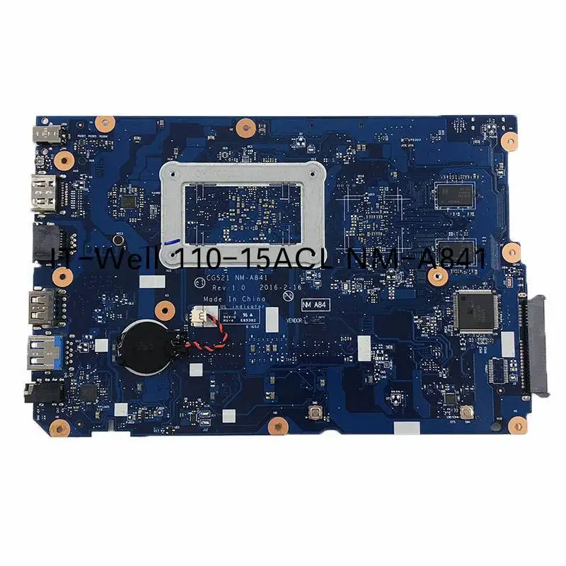 Billig NM-A841 Mainboard Für Lenovo 110-15ACL Laptop Pc Motherboard Mit AMD A8 CPU R5 M430 2G GPU
