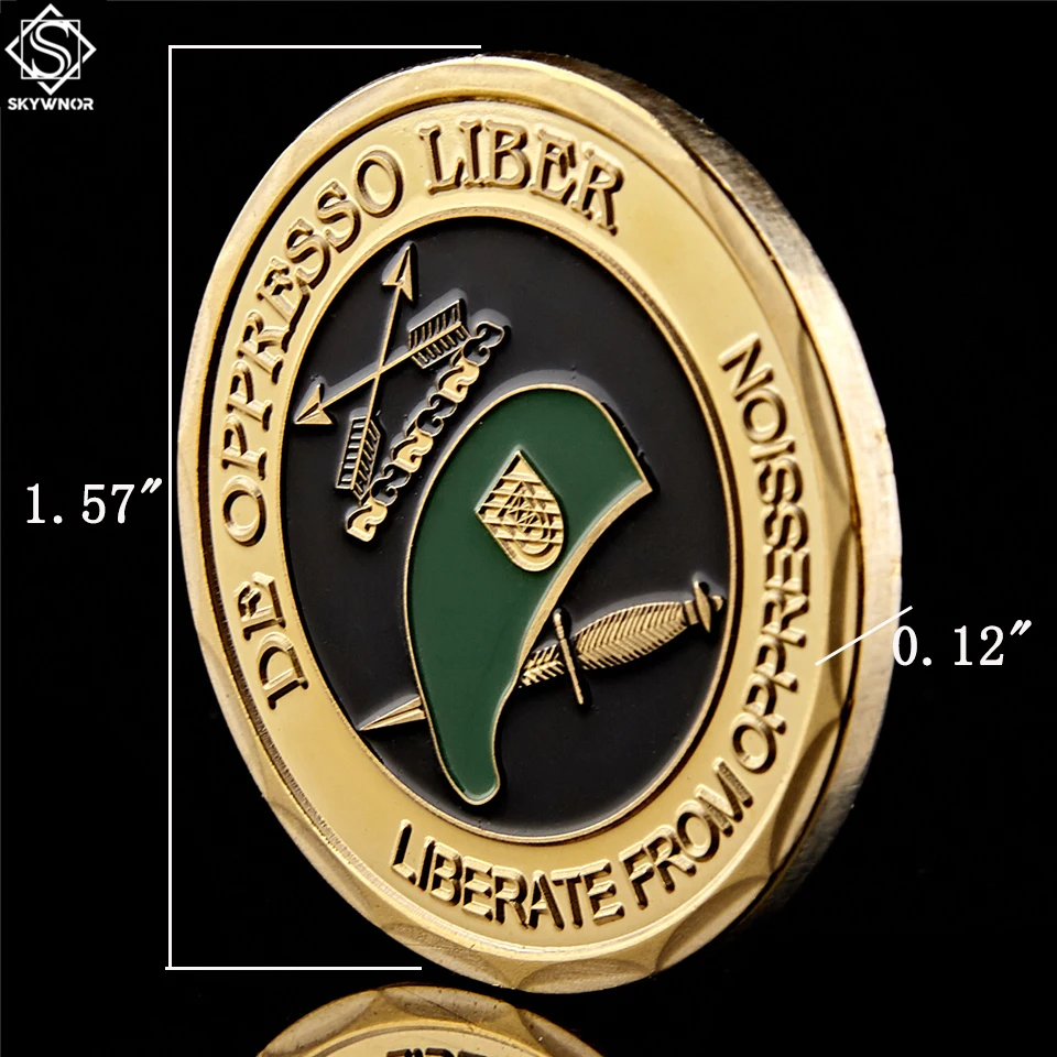 

United States Army Special Forces Green Berets De Oppresso Liber Liberate From Oppression Challenge Collectible Coins