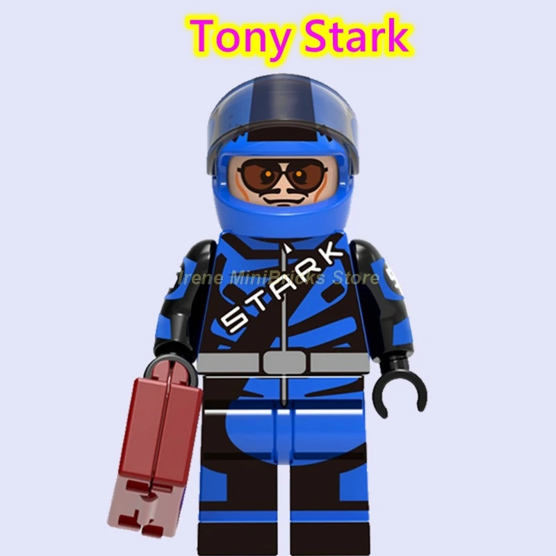 Tony Stark Мстители эндгейм перец Поттс спасатель Марк ЖЕЛЕЗНЫЙ ЧЕЛОВЕК Марк 85 Тони Старк Железный человек строительные блоки кирпичи Marvel игрушки для детей - Цвет: Tony Stark