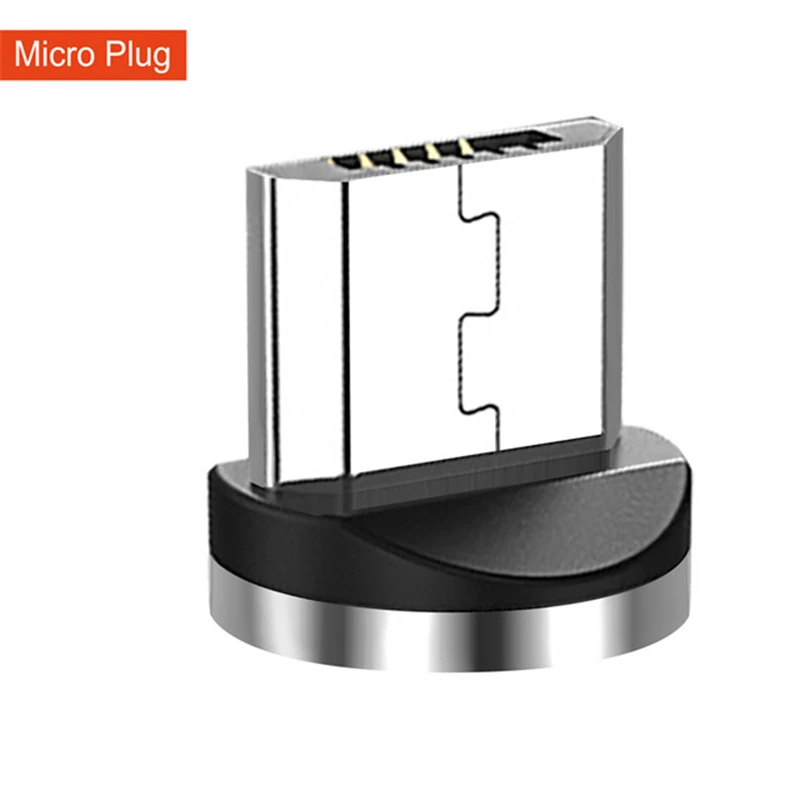 Only Micro Plus Магнитный зарядный кабель для iPhone 6 6S 7 8 Plus XS MAX XR i Phone Micro USB/MicroUSB/type C Android Galaxy S8 S9 зарядное устройство длиной 1 м 2 м - Цвет: Only Micro Plus