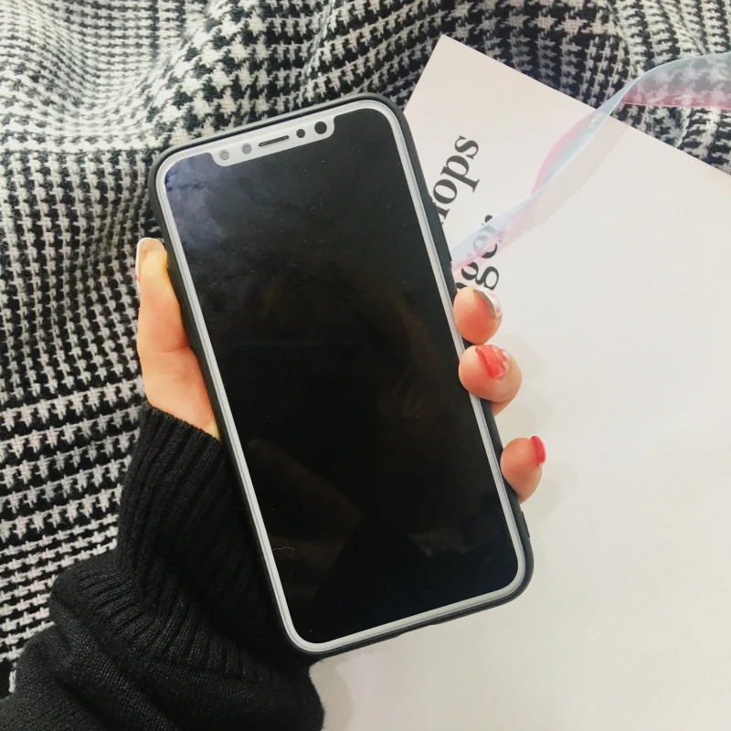 GlamPhoneCase Love Heart Glass Phone Case for IPhone 6 6s 6plus 7/7plus Sweet Anti-knock Hard Cover For iPhone 8 8plus X |