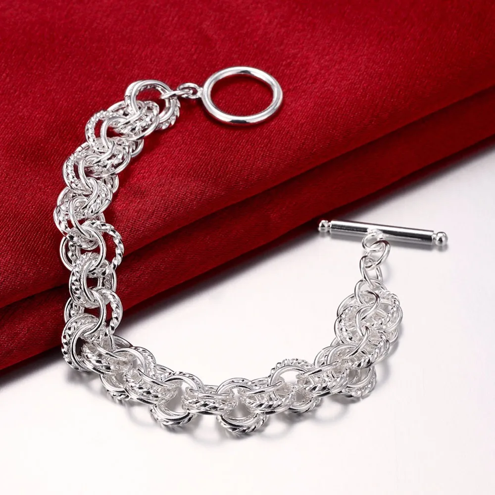 Женский браслет цепочка из серебра 925 пробы|chain bracelet|silver chain braceletbracelet bohemian |