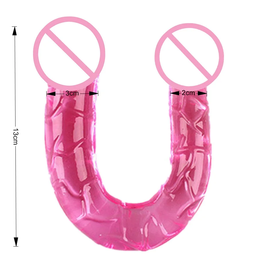 Гибкий двойной фаллоимитатор для пениса вагинальный и анальный дилдо стимуляции