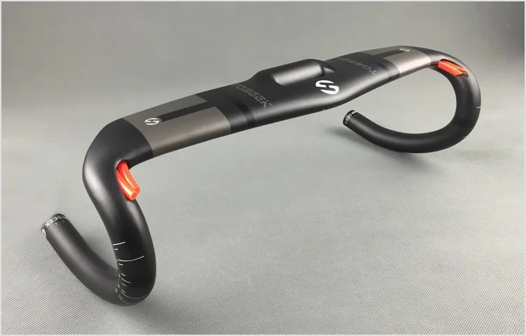 2018 полностью углеродное волокно дорожный велосипед один изгиб к ветру ручки