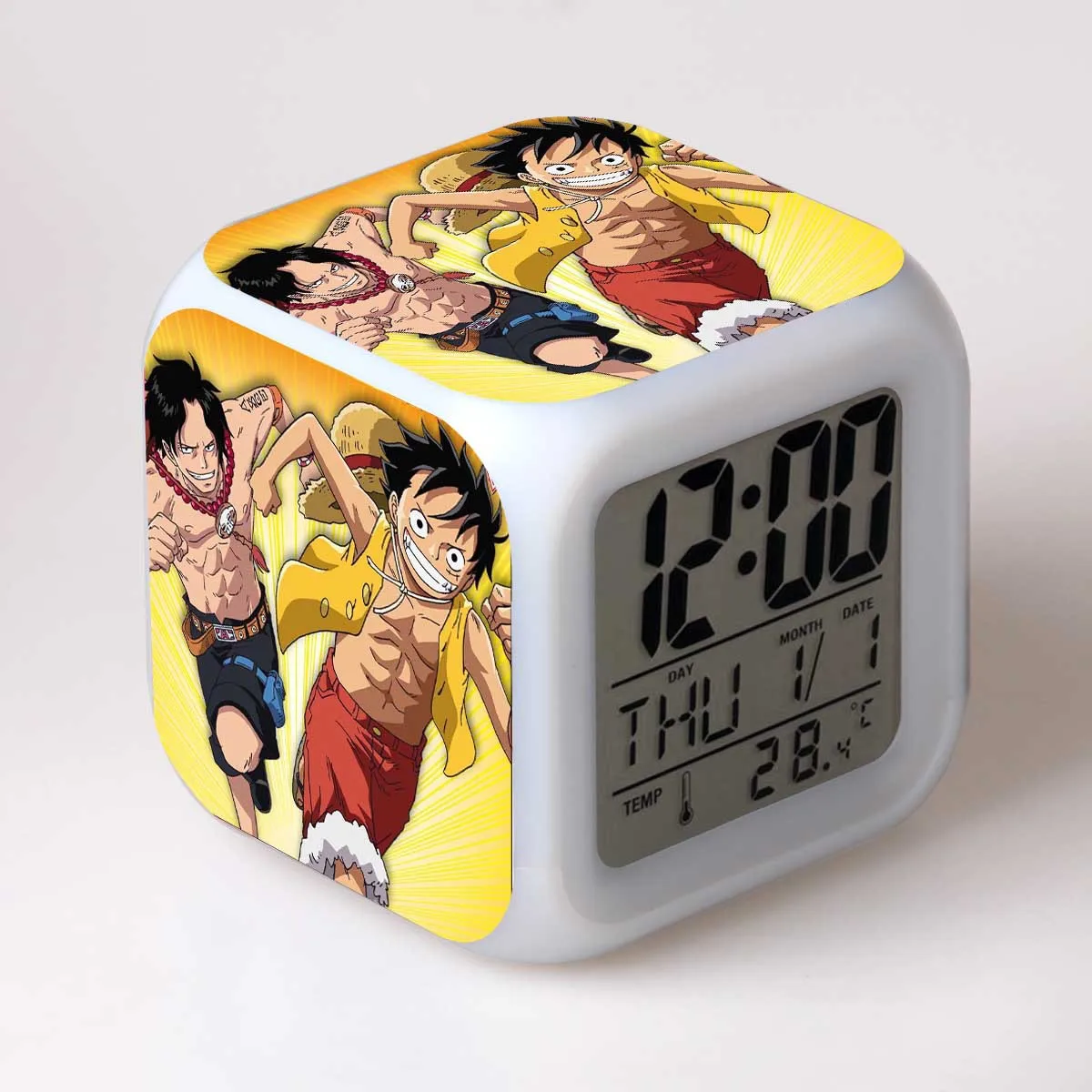 25 Цельный мультяшный будильник детские игрушки Led reloj будильник, цифровой Электронные часы с будильником Пробуждение свет стол reveil wekker - Цвет: 25