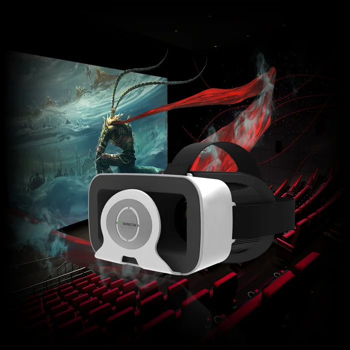 VR shinecon basi 3D Virtual Reality Glasses with Google Cardboard single display for iphone xiaomi 4.0-6.0 inch smartphones | Электроника