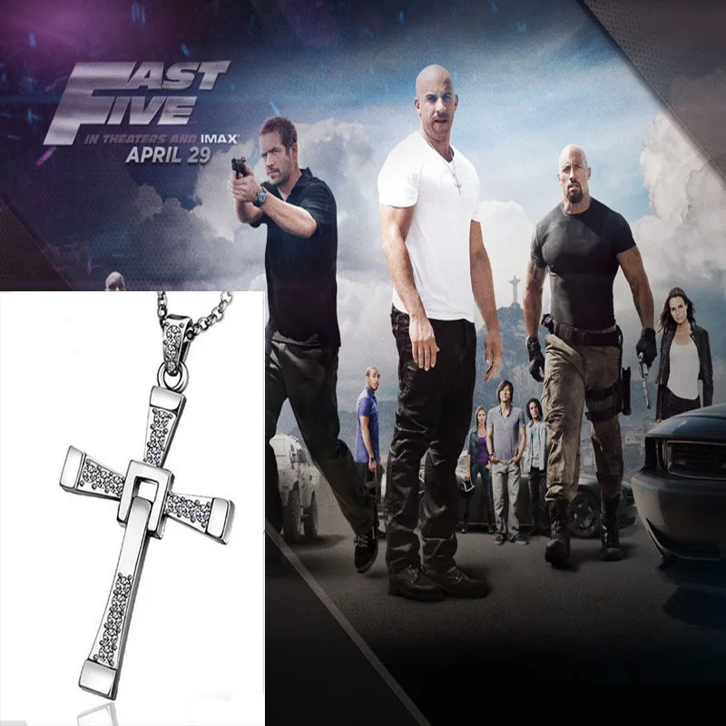 Высокое качество Форсаж 6 Крест Доминика Торетто Цепочки и ожерелья для Для