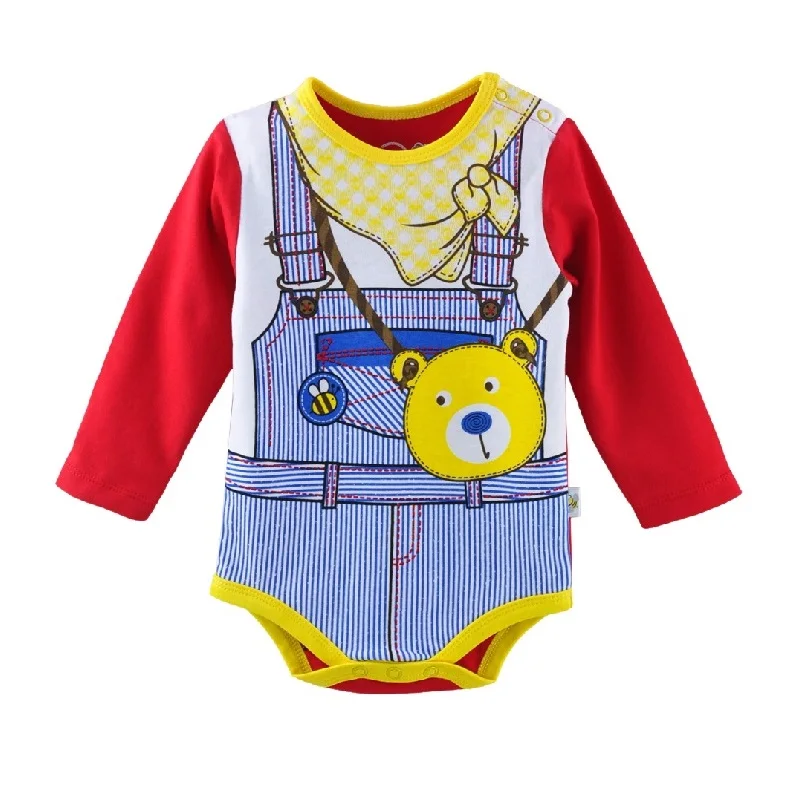 Hooyi/одежда с длинными рукавами для маленьких мальчиков bebe боди девочек лидер