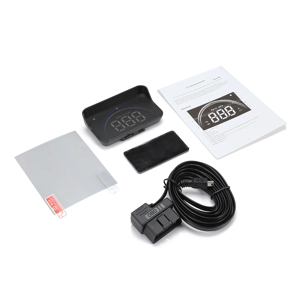 Прямоугольник M8 светодиодный автомобильный HUD Дисплей интегрированный дизайн