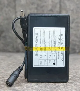 Маршрутизатор аккумуляторной батареи 12V UPS с набор зарядного устройства стандарта батарейка роутера с зарядным устройством