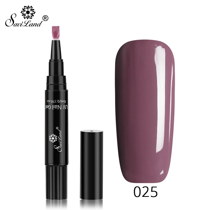 025 Soak off гель 3 в 1 гель для ногтей Лаки Ручка лак гель для ногтей one step полировка 24 Цвета без необходимы вещи наивысшего основа для ногтей УФ Гель-лак для ногтей - Цвет: 025