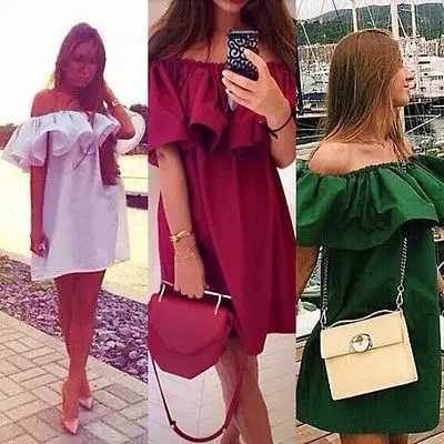 Оборки 2017 Лето Осень Модная женская одежда повседневное свободное Хлопковое