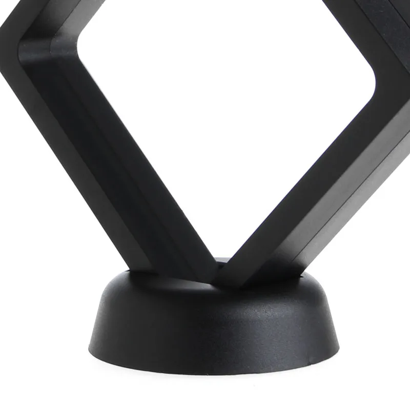 Черный 9*9*2 см ПЭТ мембранный акриловый подвесной чехол для ювелирных изделий