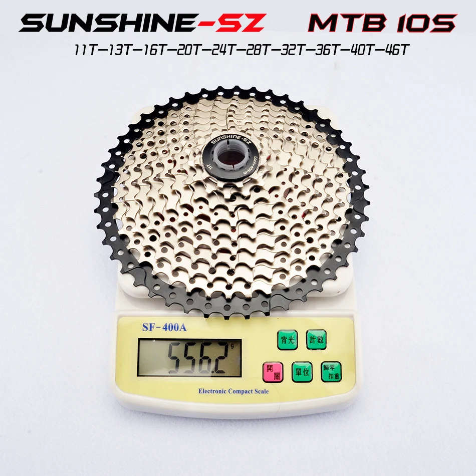 SUNSHINE 8S 9S 10s 11S 30s Geschwindigkeit 36/42/46/50t Freilauf Breite Verhaltnis горный велосипед Fahrrad Schwungrad