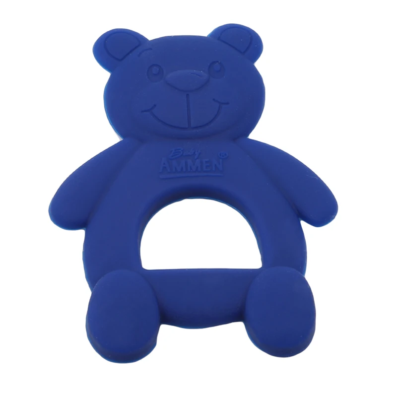

Safety Infant Teething Baby Teether Silicone Chewing Teethers Newborn Tooth Bears Children Training Toys Kid Food Grade BQA Free