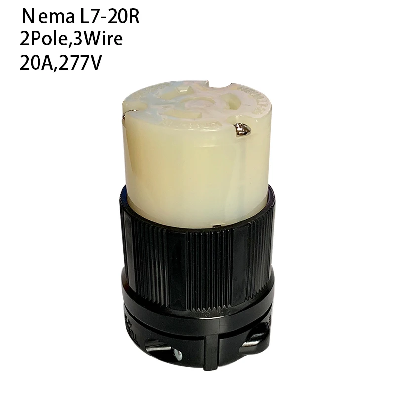 US Nema L7 20R анти капля промышленный женский запорный разъем шнур розетка 2 полюса 3