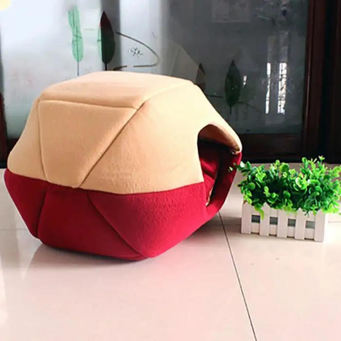 Складные мягкие теплые зимние Кошки Собаки Кровать Дом животное щенок пещера спальный коврик гнездо питомник Pet поставка Лидер продаж
