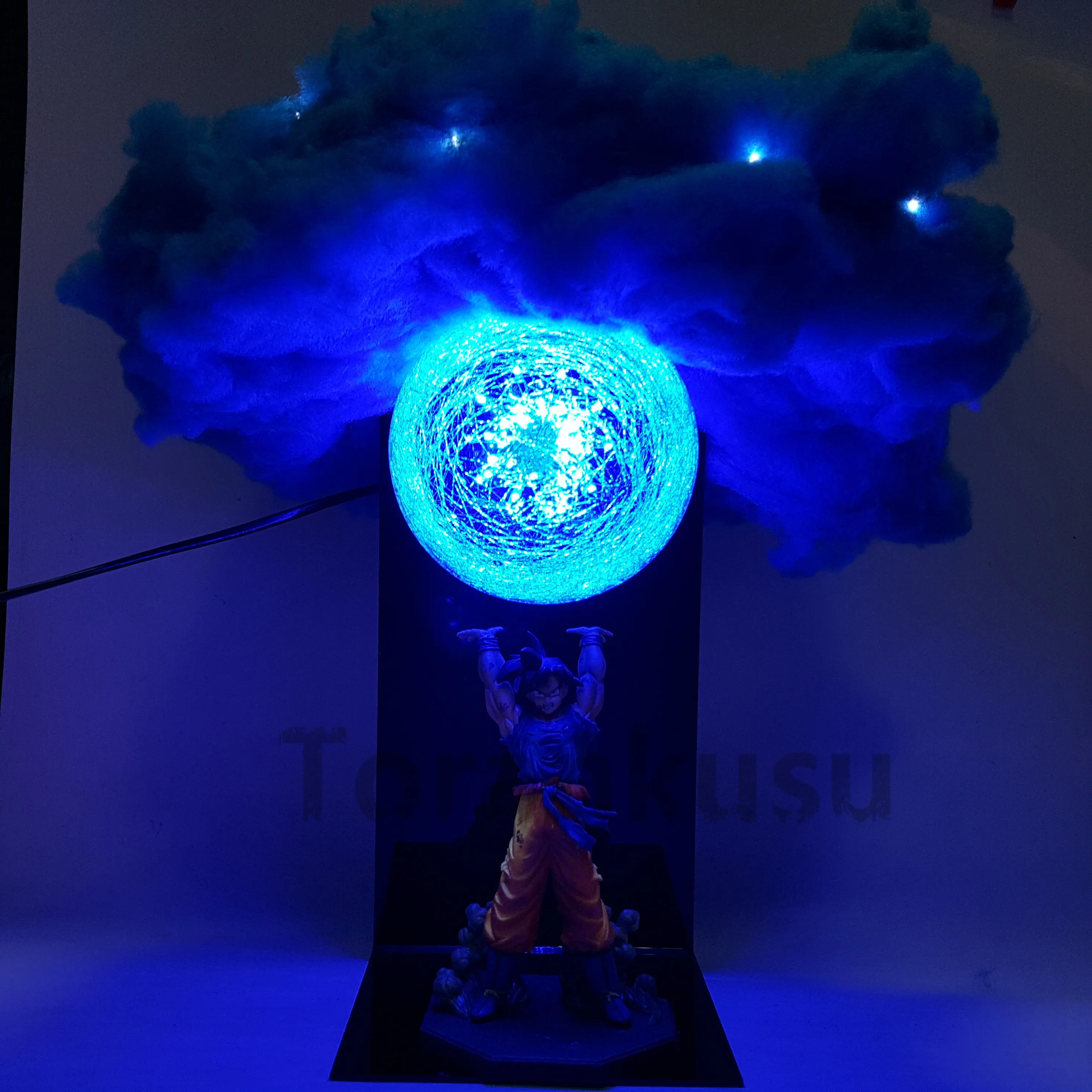 Dragon Ball Z фигурка Сон Гоку Genki damaSpirit бомба облако DIY светодиодный световой набор Dragon Ball Супер Гоку модель куклы diy193