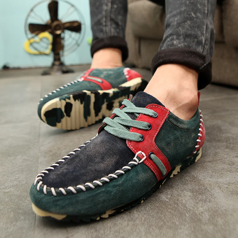 new 2014 men shoes fashion suede leather with high quality and comfortable insole 3 colors for choose | Обувь