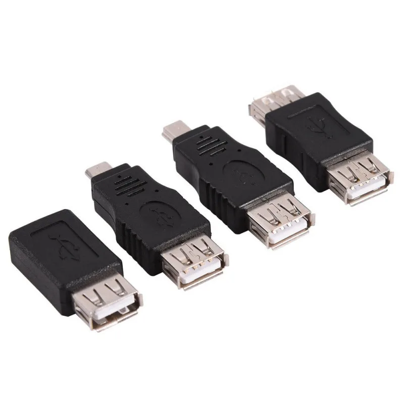 12 шт. адаптер для передачи данных USB 2 0 Micro Mini штырь гнездо|Компьютерные кабели и
